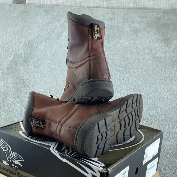 Georgia Boot Mens G8083 Russet Wildwood Leather, 12 US S022 - Picture 5 of 8